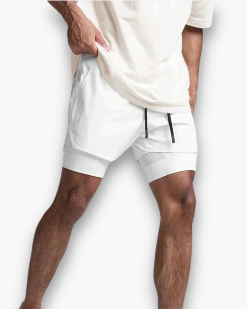 Pantalones cortos deportivos de verano para hombre, transpirables, flexibles, ligeros, para entrenamiento, gimnasio y uso casual