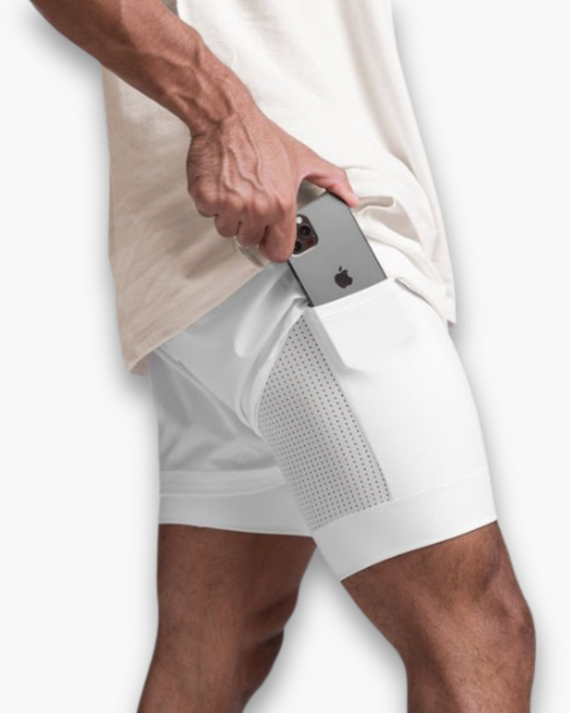 Pantalones cortos deportivos de verano para hombre, transpirables, flexibles, ligeros, para entrenamiento, gimnasio y uso casual