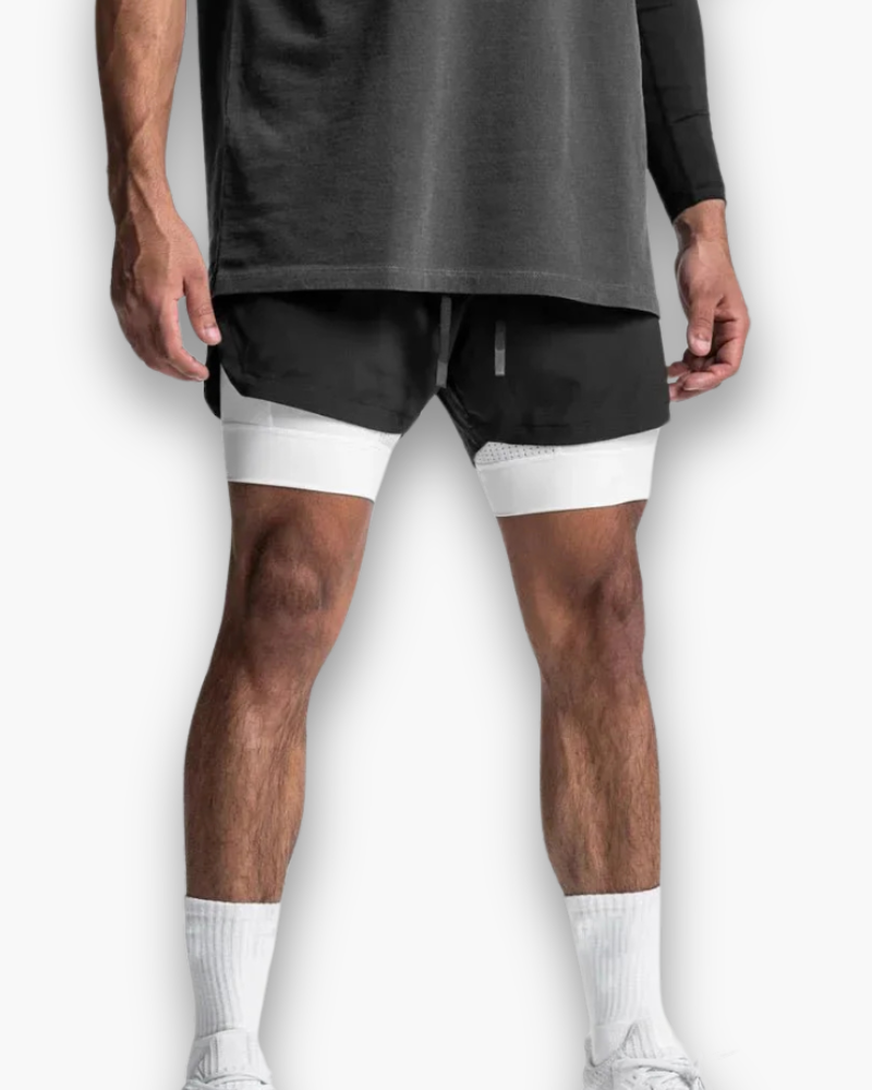 Pantalones cortos deportivos de verano para hombre, transpirables, flexibles, ligeros, para entrenamiento, gimnasio y uso casual