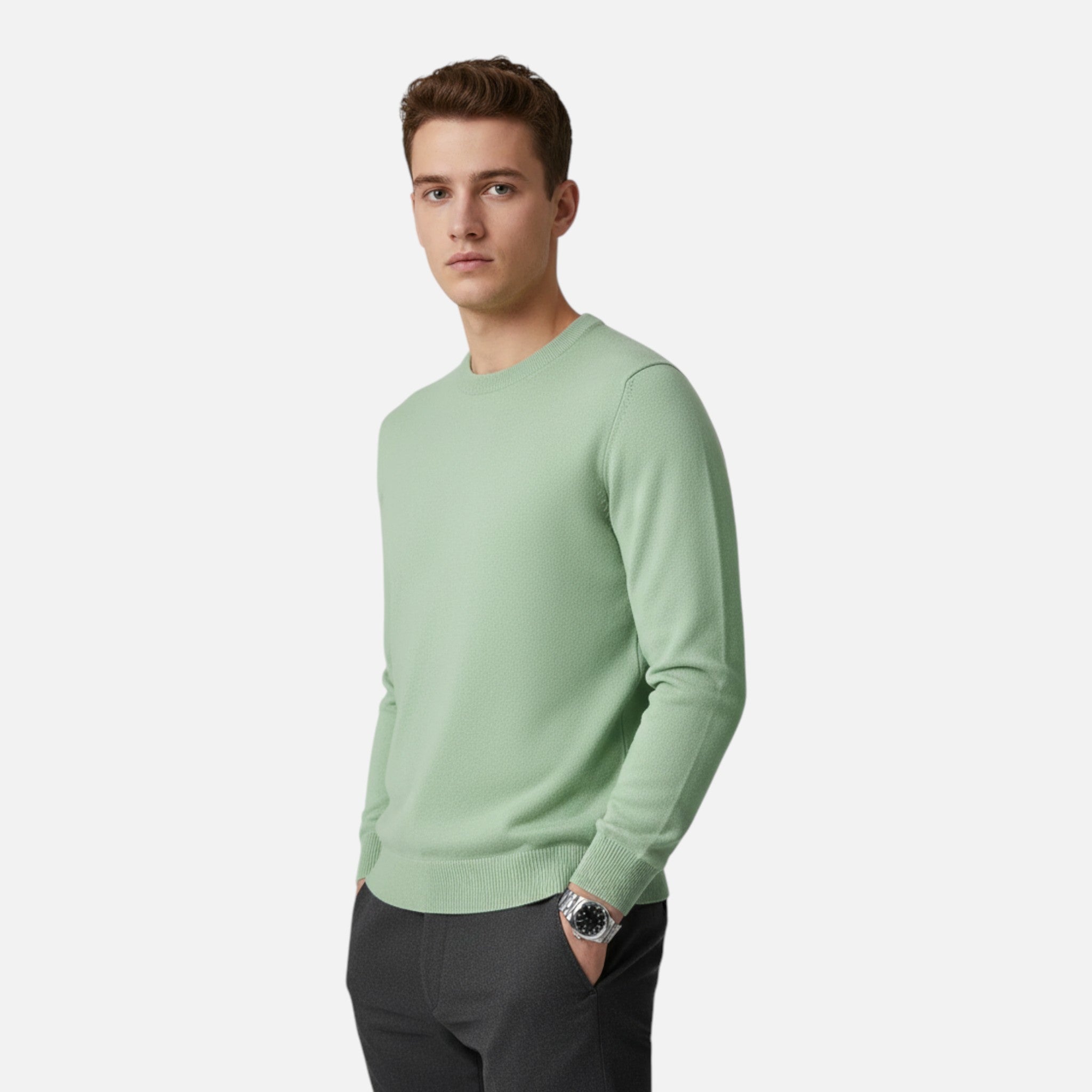 Valmonti | Men’s Slim Fit Knit Sweater
