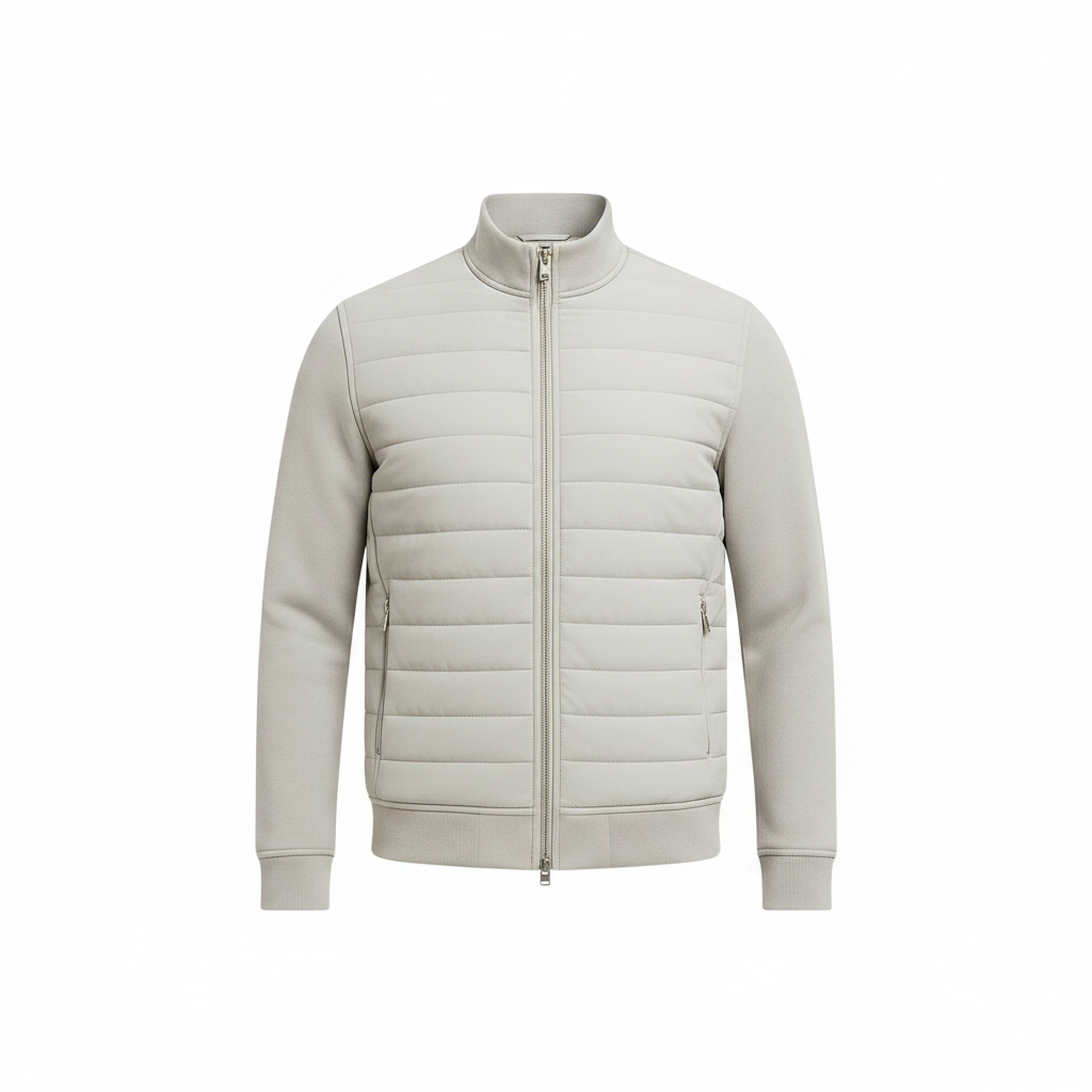 Hybrid-Steppjacke für Herren – Winddichte Jacke für Herbst und Winter im Smart-Casual-Stil