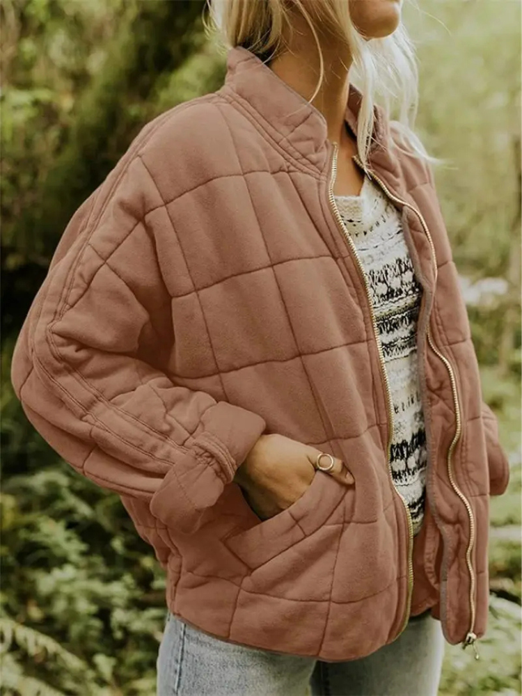 Oversized vatteret vinterjakke til kvinder – varmt forede lag til brug i koldt vejr