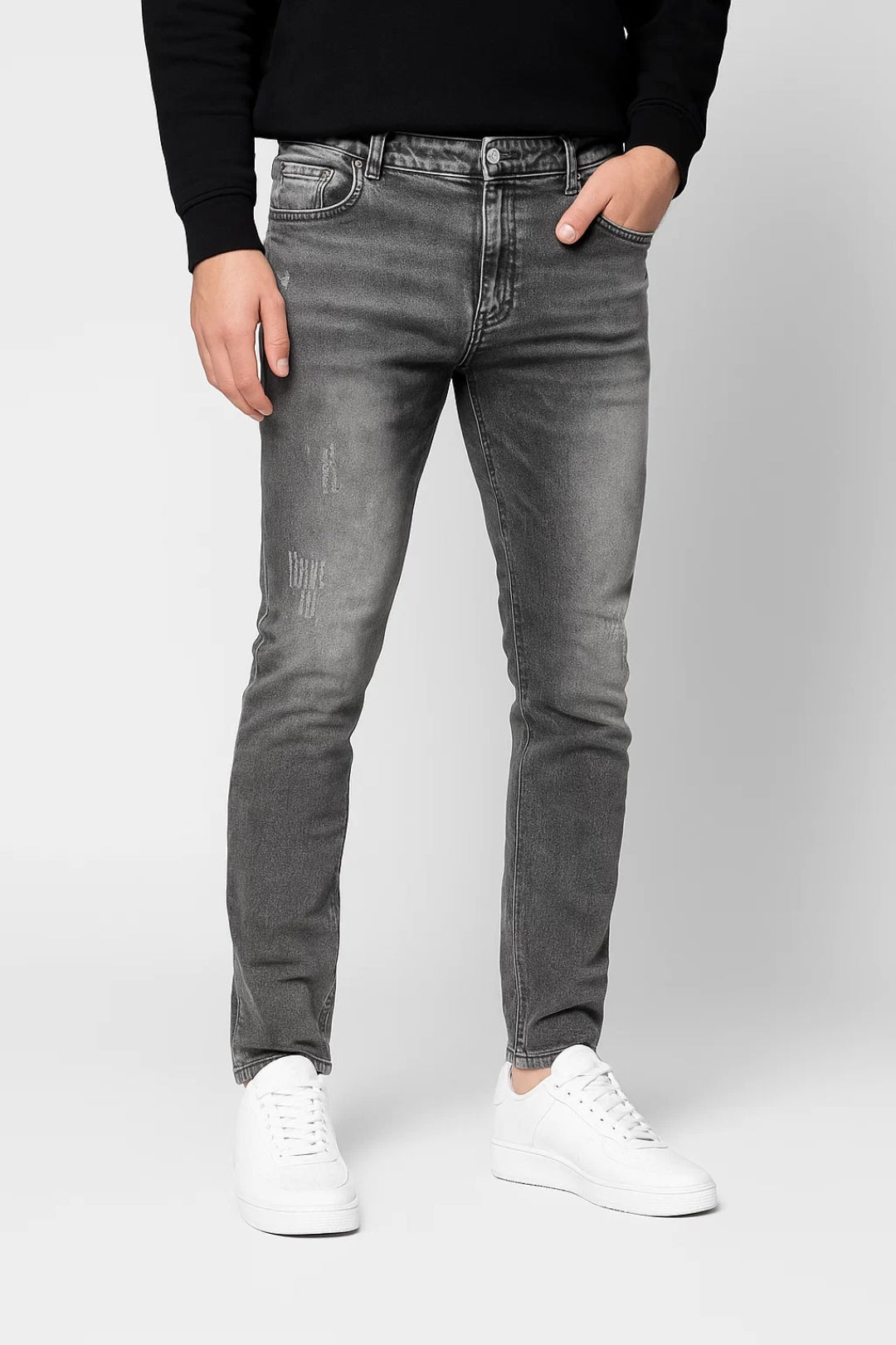 Pánské džíny Slim Fit s pěti kapsami, každodenní denim