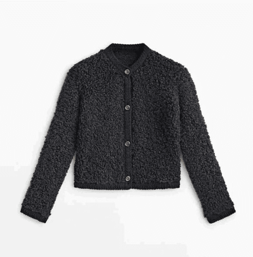 Cárdigan Teddy para Mujer Suave Acogedor Cálido Estiloso Versátil Chaqueta para Capas Diarias
