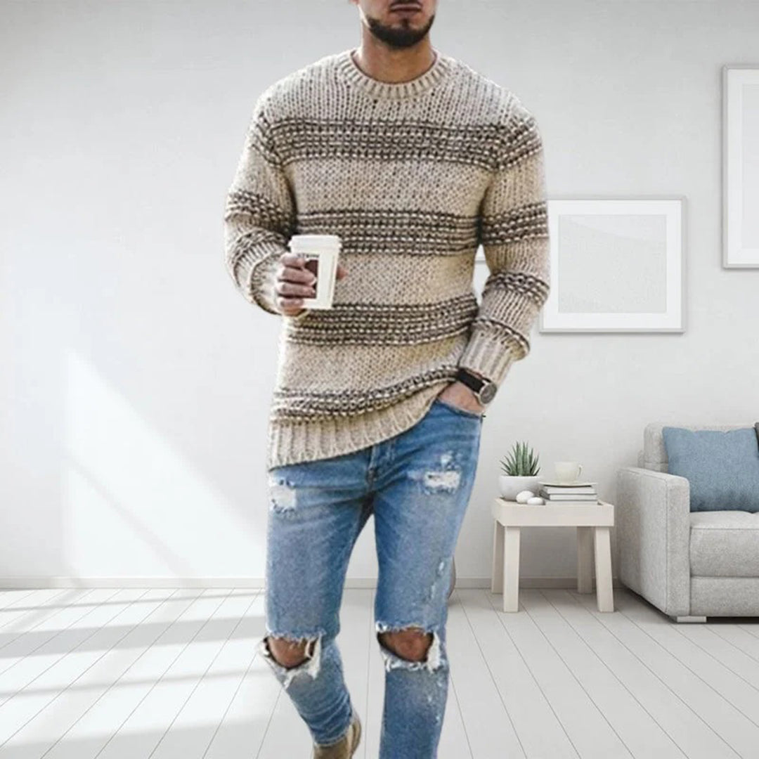 Men’s Soft Knit Jumper – Breathable Lightweight Sweater for Everyday Smart Casual Wear