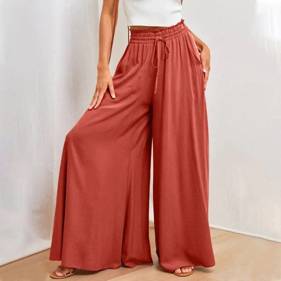 Women’s High Waisted Wide Leg Palazzo Trousers Everyday Elegance