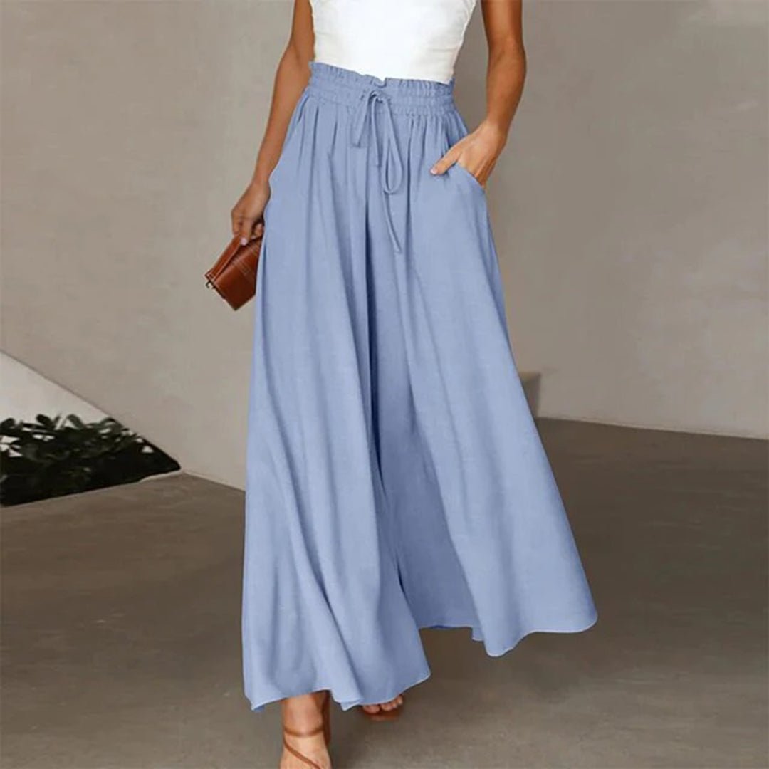 Women’s High Waisted Wide Leg Palazzo Trousers Everyday Elegance
