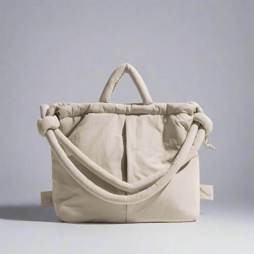 Women’s Padded Drawstring Tote Bag Lightweight Everyday Handbag