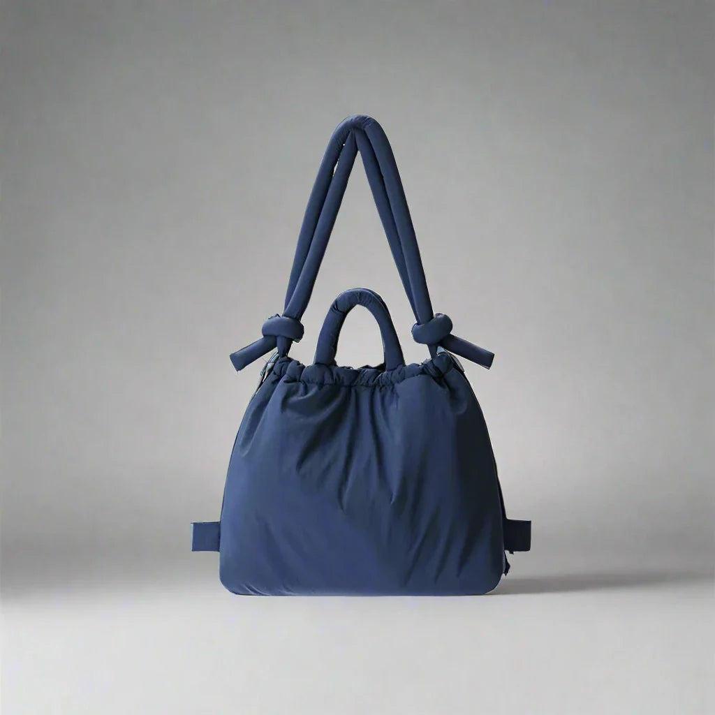 Women’s Padded Drawstring Tote Bag Lightweight Everyday Handbag