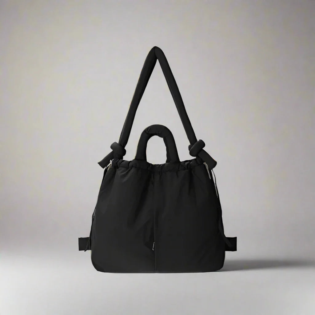 Women’s Padded Drawstring Tote Bag Lightweight Everyday Handbag