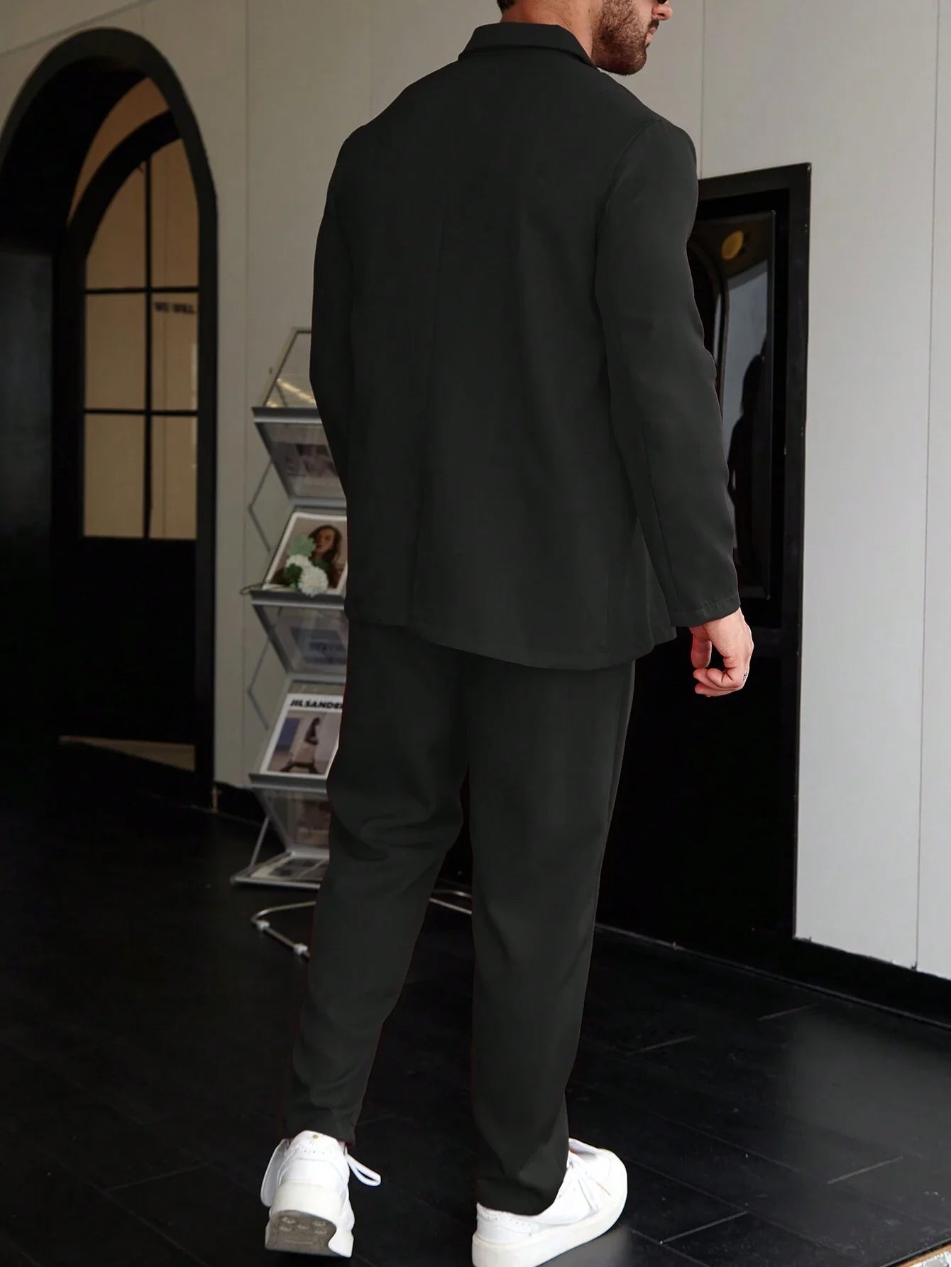 Herre Slim Fit To-delt Skræddersyet Business Suit Sæt