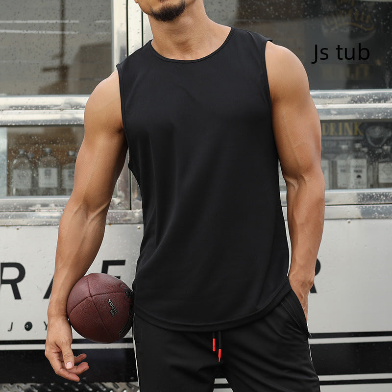 Men’s Breathable Mesh Sleeveless Training Vest for Running