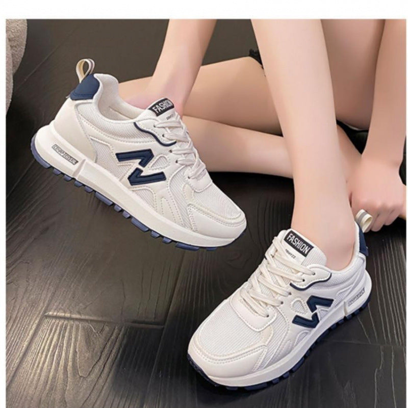 Dame Chunky Mesh Sneakers Letvægts Snørestøvler