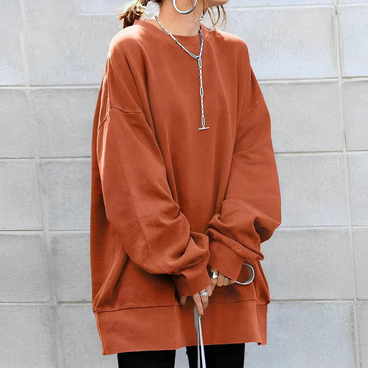 Women’s Plus Size Oversized Knit Jumper – Soft Comfortable Elegant Relaxed Fit Sweater