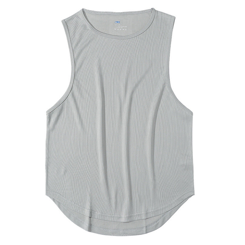 Men’s Breathable Mesh Sleeveless Training Vest for Running