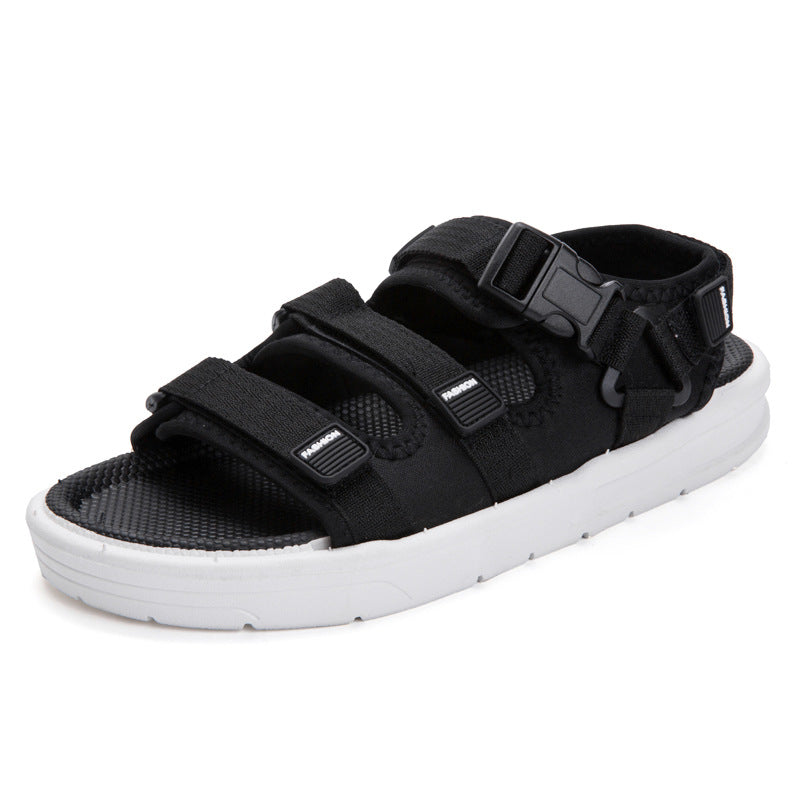 Herre sandaler med tre stropper Polstret udendørs sommersko