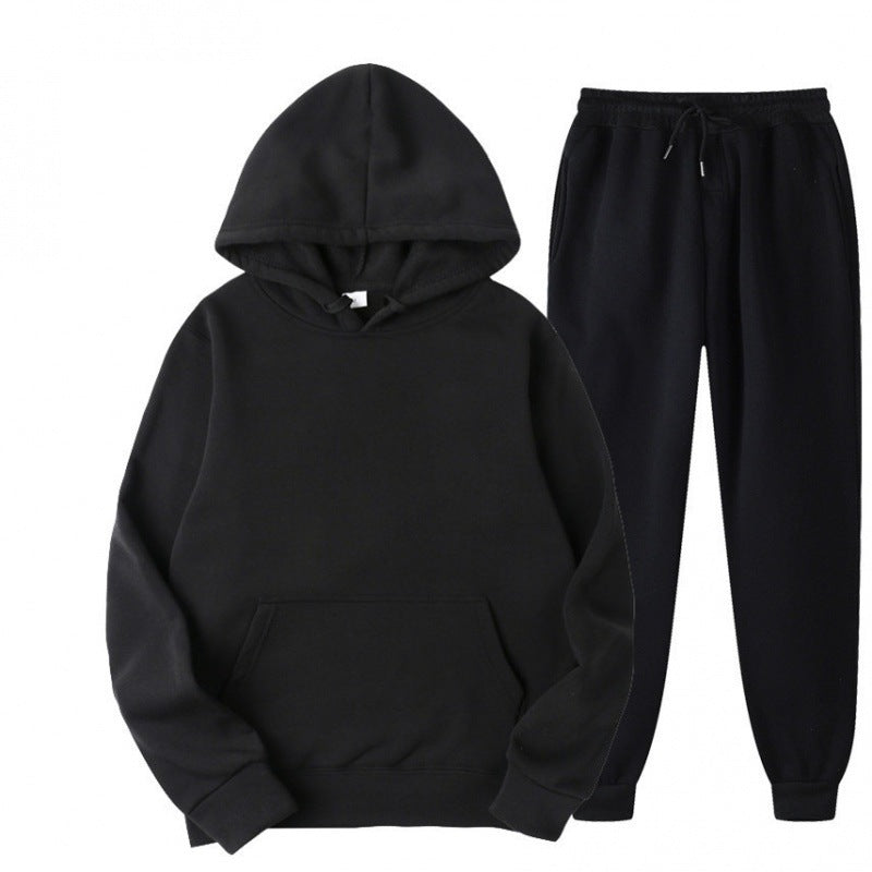 Conjunto de chándal para hombre con sudadera holgada con capucha y pantalones jogger