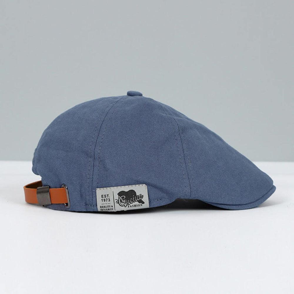 Męska bawełniana czapka typu flat cap klasyczny kapelusz newsboy
