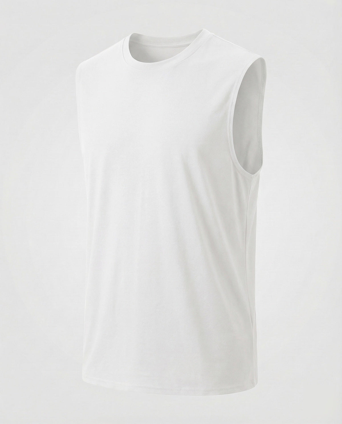 Camiseta de tirantes sin mangas para hombre con cuello redondo - camiseta deportiva casual para el gimnasio y el verano