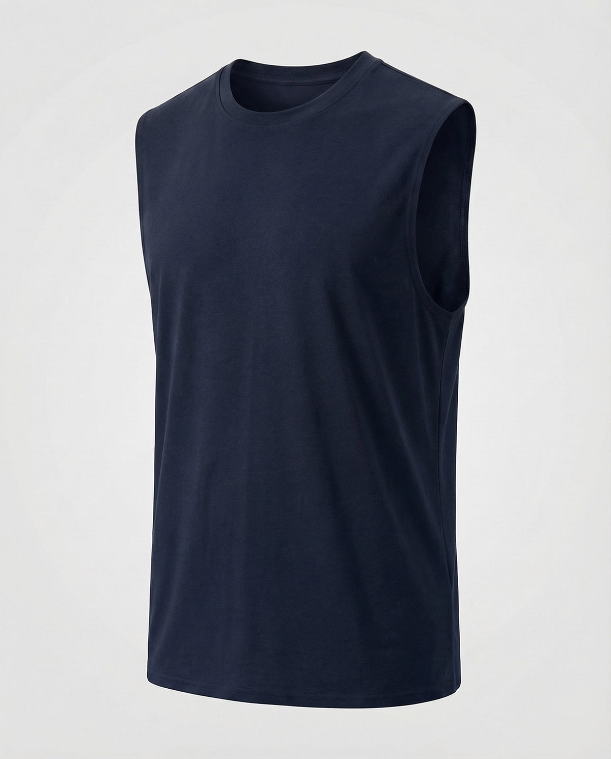 Camiseta de tirantes sin mangas para hombre con cuello redondo - camiseta deportiva casual para el gimnasio y el verano