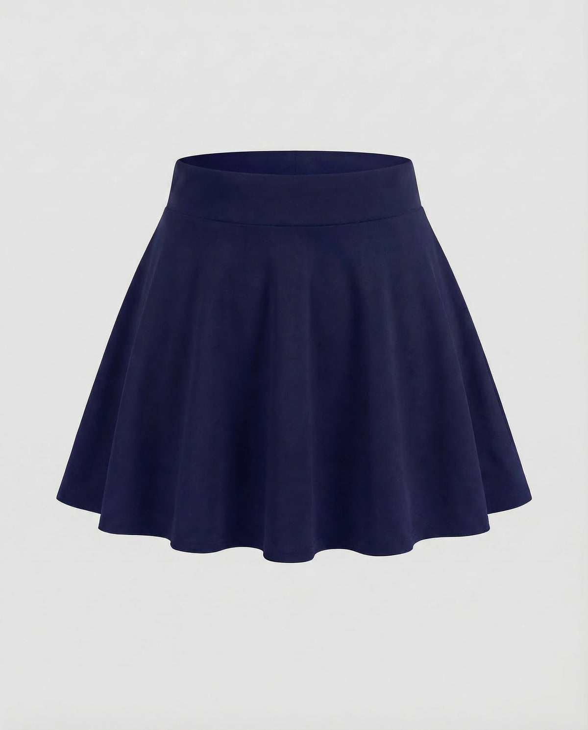 Women’s High Waisted A-Line Mini Skirt with Flared Skater Silhouette – Preppy Style for Casual Days and Weekend Outfits