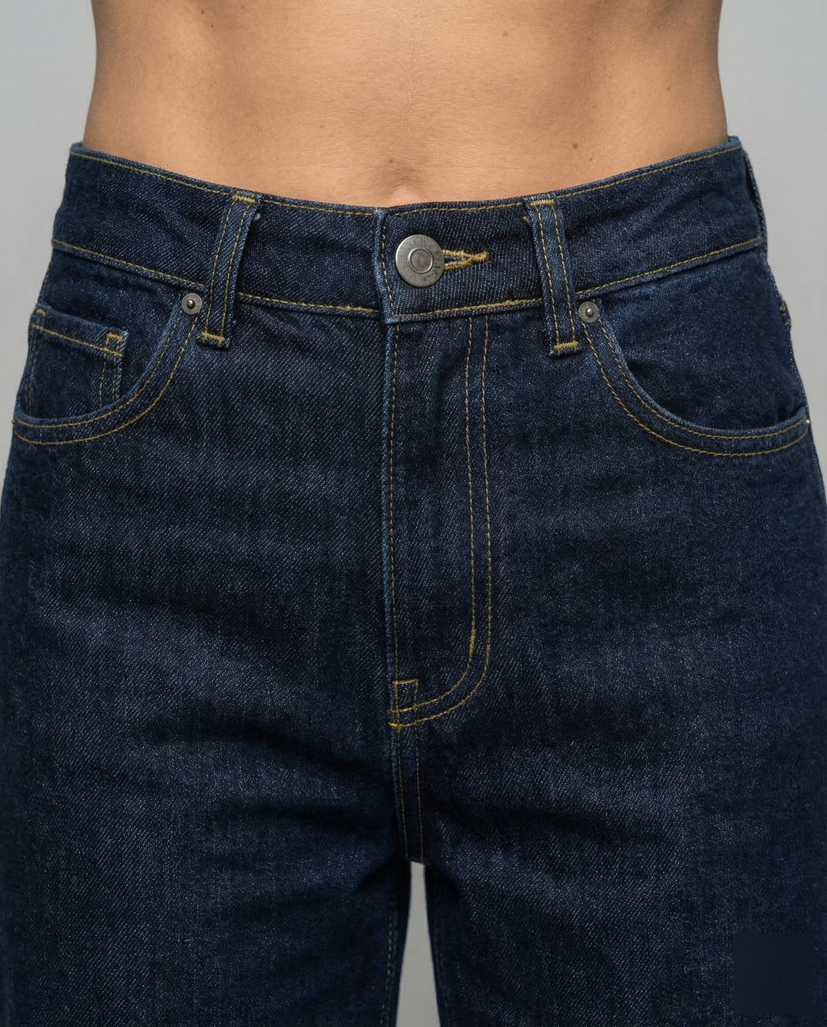 High-Waist-Jeans für Damen mit weitem Bein – lässige Denim-Hose in voller Länge für Streetwear-Outfits