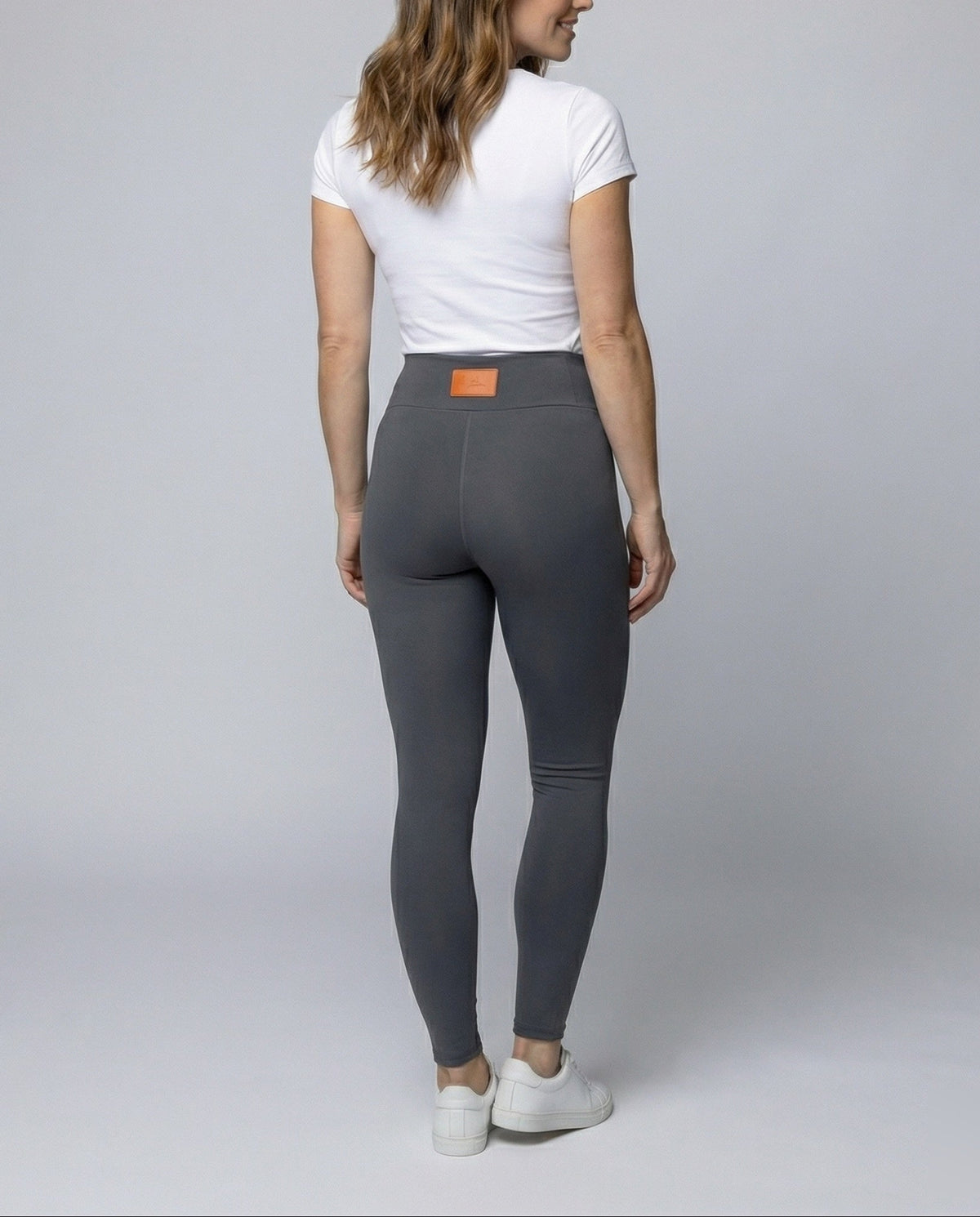 Forede leggings med høj talje og for samt bred linning – slank model i ankellængde til lag-på-lag i koldt vejr