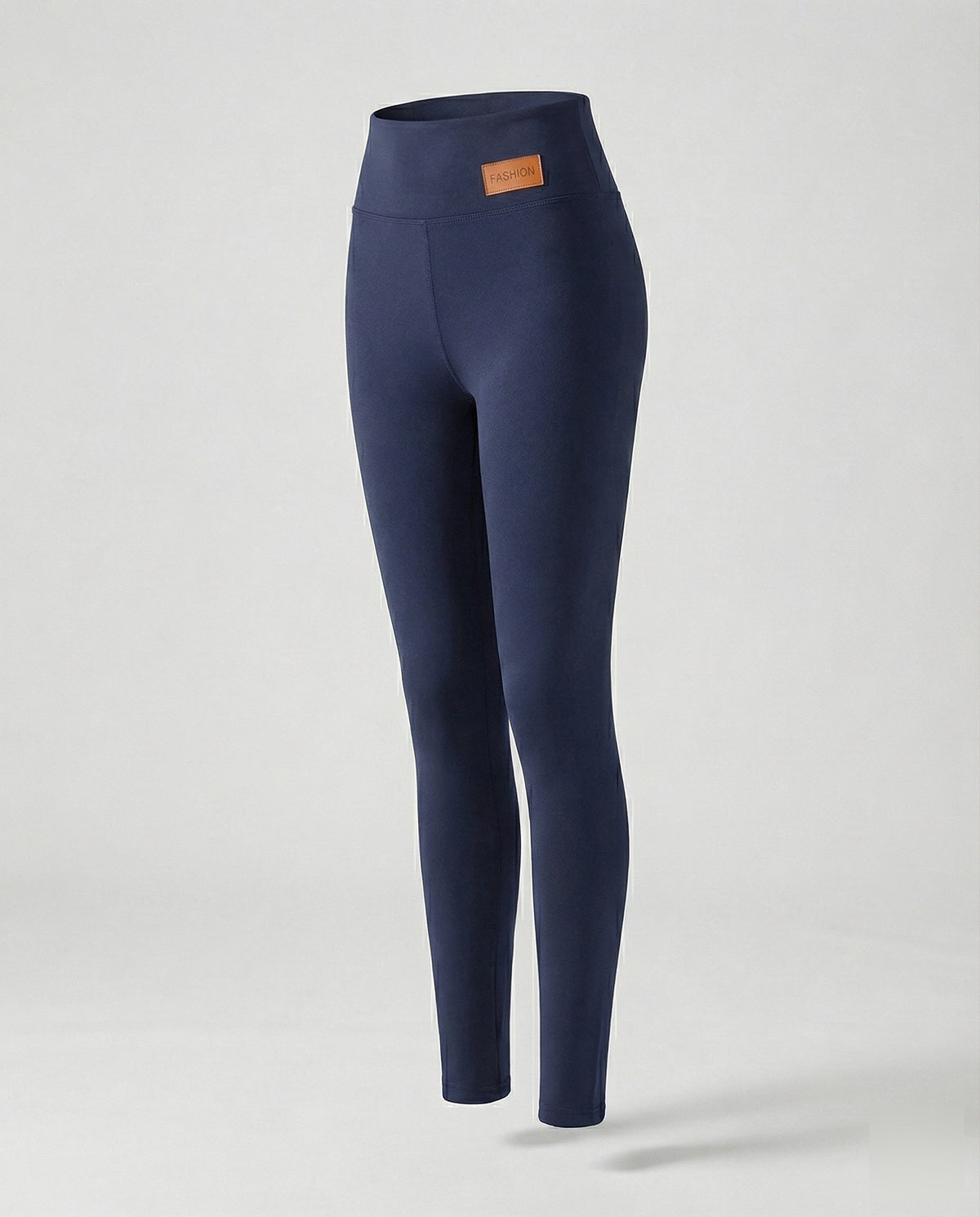 Forede leggings med høj talje og for samt bred linning – slank model i ankellængde til lag-på-lag i koldt vejr