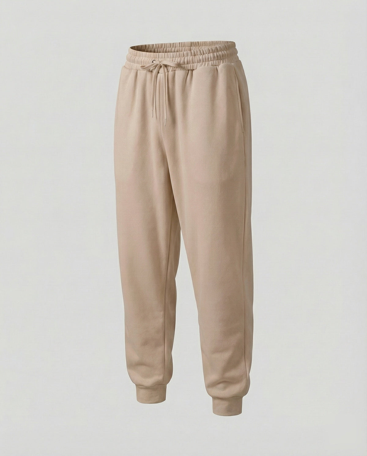 Jogger da uomo con risvolto, vita con coulisse e tasche – Pantaloni sportivi affusolati e casual, per viaggi e weekend all’insegna del relax