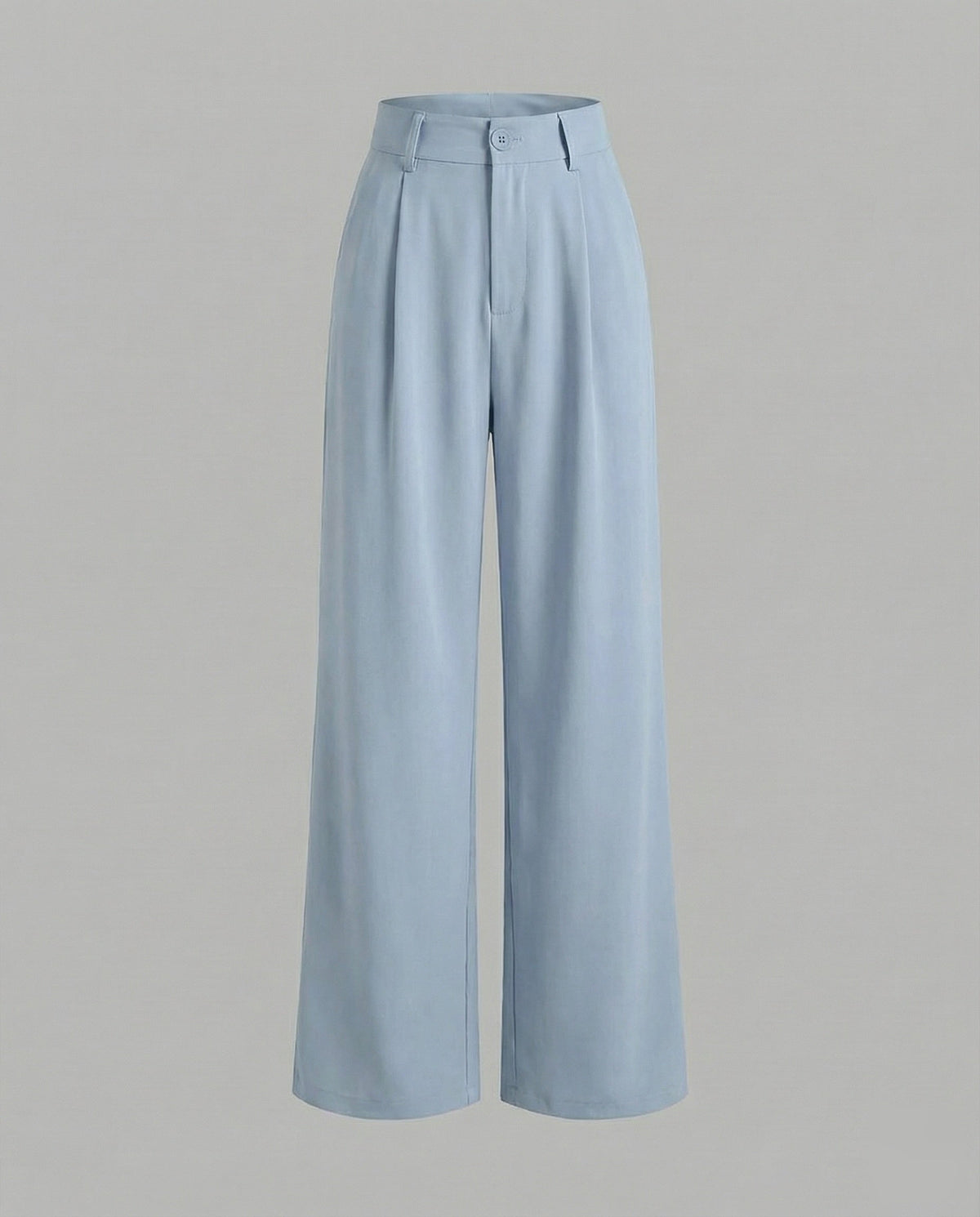 Pantalon palazzo plissé pour femme avec passants de ceinture – Coupe taille haute et longueur entière, idéale pour le travail et les tenues de tous les jours plus habillées