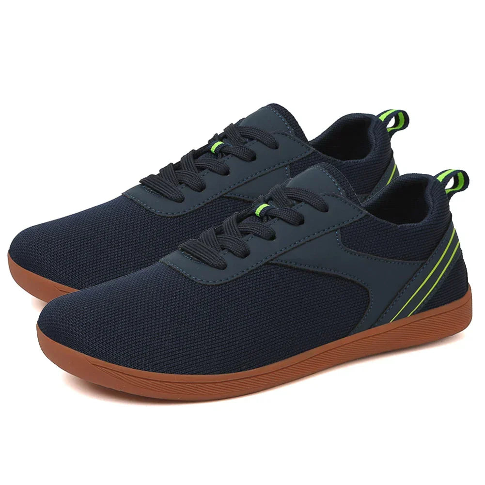 Chaussures de sport minimalistes légères pour femme - chaussures respirantes à lacets avec semelles souples pour un confort quotidien et les sorties décontractées