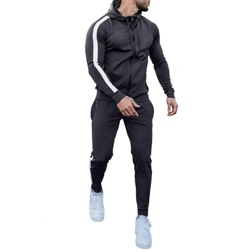 Men’s Tracksuit Set Timeless Style Comfortable Soft Fabric Casual Sportswear Complete Outfit