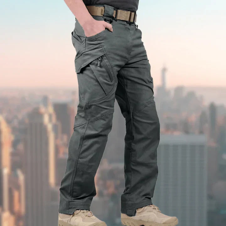 Men’s Tactical Utility Cargo Trousers – Water-Resistant Multi-Pocket Outdoor Pants