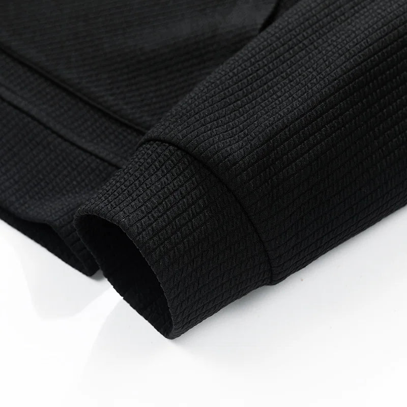 Pánský zimní svetr na zip – pružná pletená pohodlná vrstva