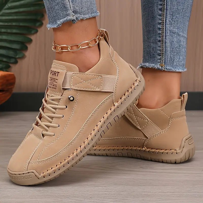 Women’s Ankle Sneakers with Strap Detail Flexible Sole