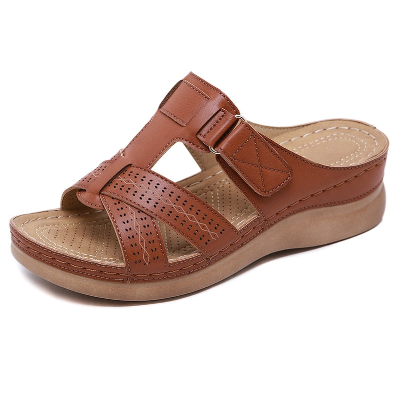 Sandalias cómodas para mujer con correa ajustable, suela acolchada, soporte ligero, zapatos de verano