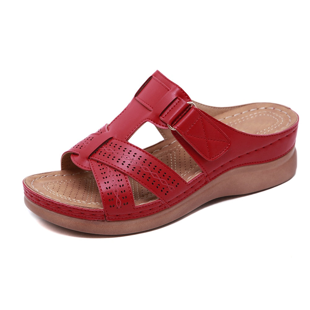 Sandalias cómodas para mujer con correa ajustable, suela acolchada, soporte ligero, zapatos de verano