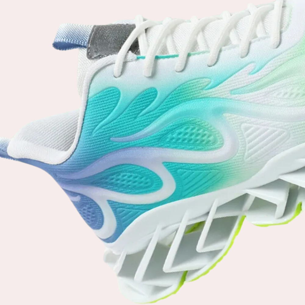 Sneakers da uomo con suola Blade, rete traspirante, stringate, ammortizzate, scarpe sportive