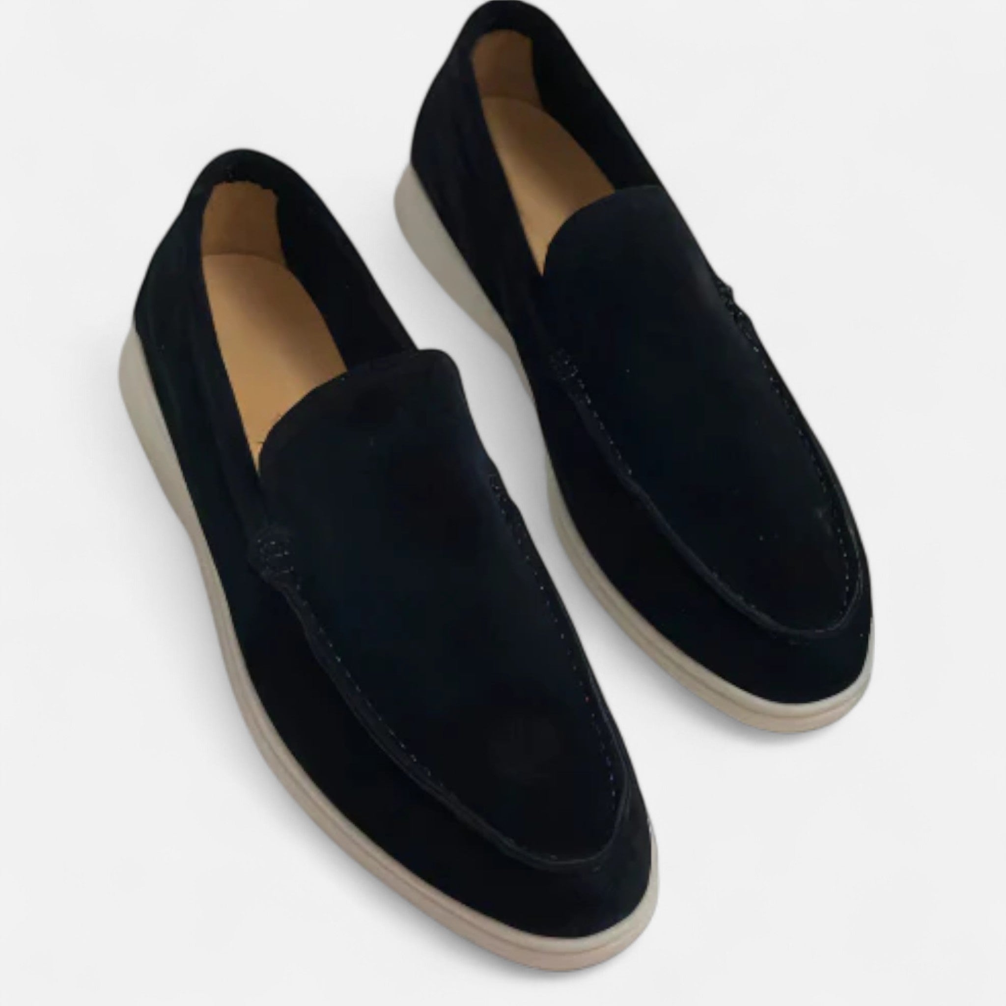 Valmonti | Men’s Loafers – Old Money Suede Slip-On Elegance