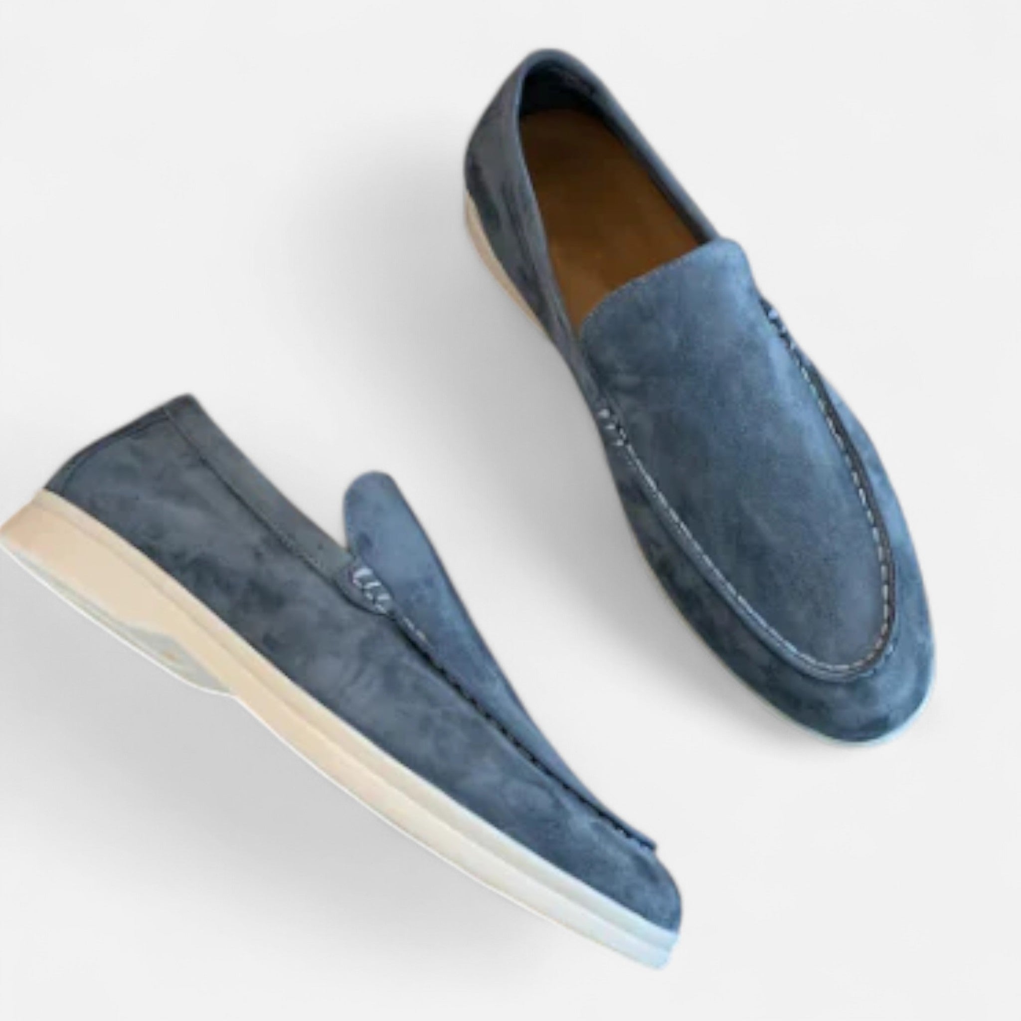 Valmonti | Men’s Loafers – Old Money Suede Slip-On Elegance