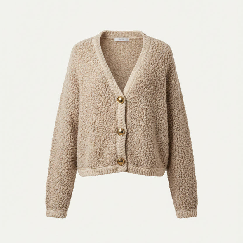 Women’s Teddy Cardigan Soft Cosy Warm Stylish Versatile Everyday Layering Jacket