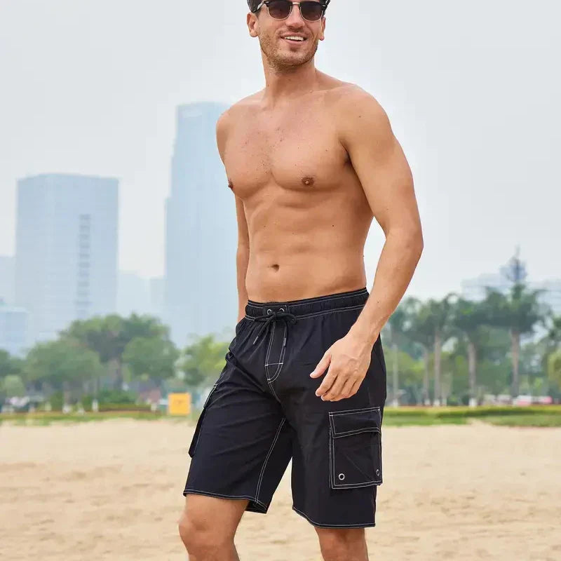 Men’s Sports Shorts Dual Layer Quick Dry Active Training Shorts