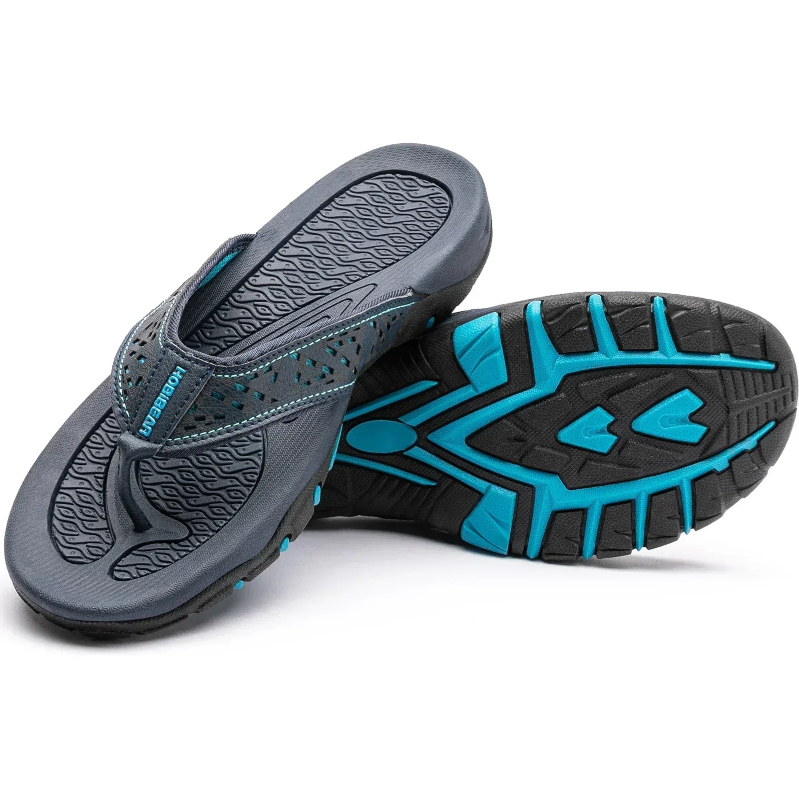 Men’s Outdoor Flip-Flops Cushioned Textured Summer Sandals