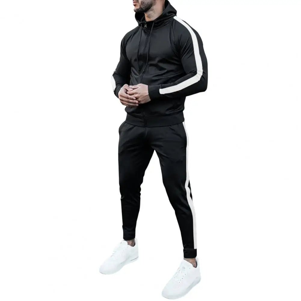 Men’s Tracksuit Set Timeless Style Comfortable Soft Fabric Casual Sportswear Complete Outfit