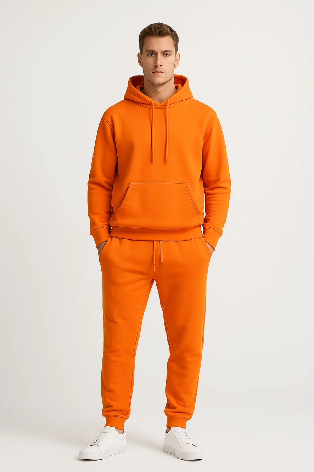 Men’s Tracksuit Set – Comfortable Casual Hoodie and Joggers All Season Loungewear Outfit