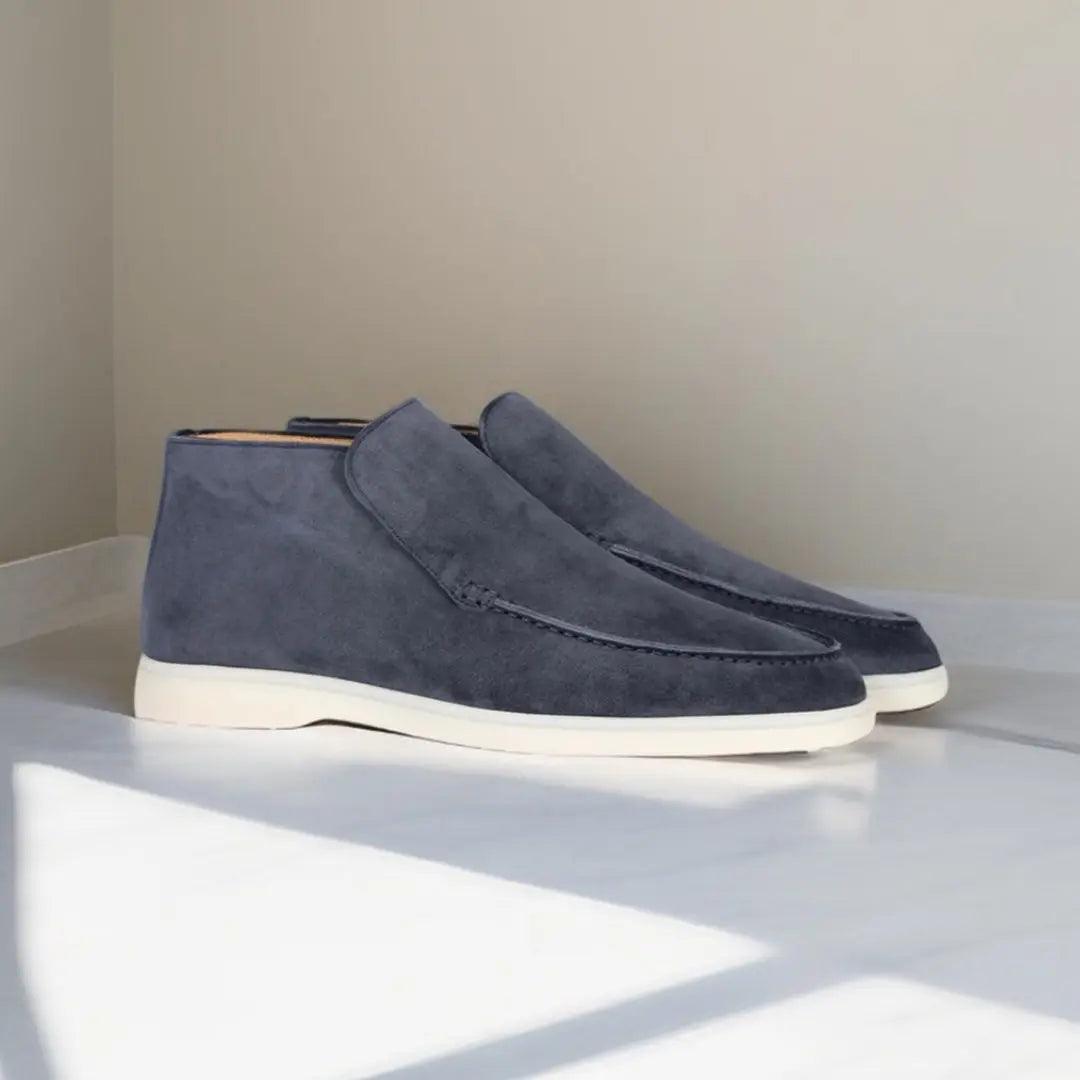 Men’s Suede Slip On Loafers Casual Smart Comfort Shoes