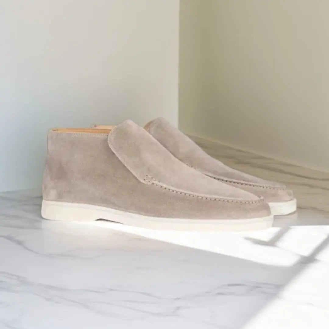 Men’s Suede Slip On Loafers Casual Smart Comfort Shoes