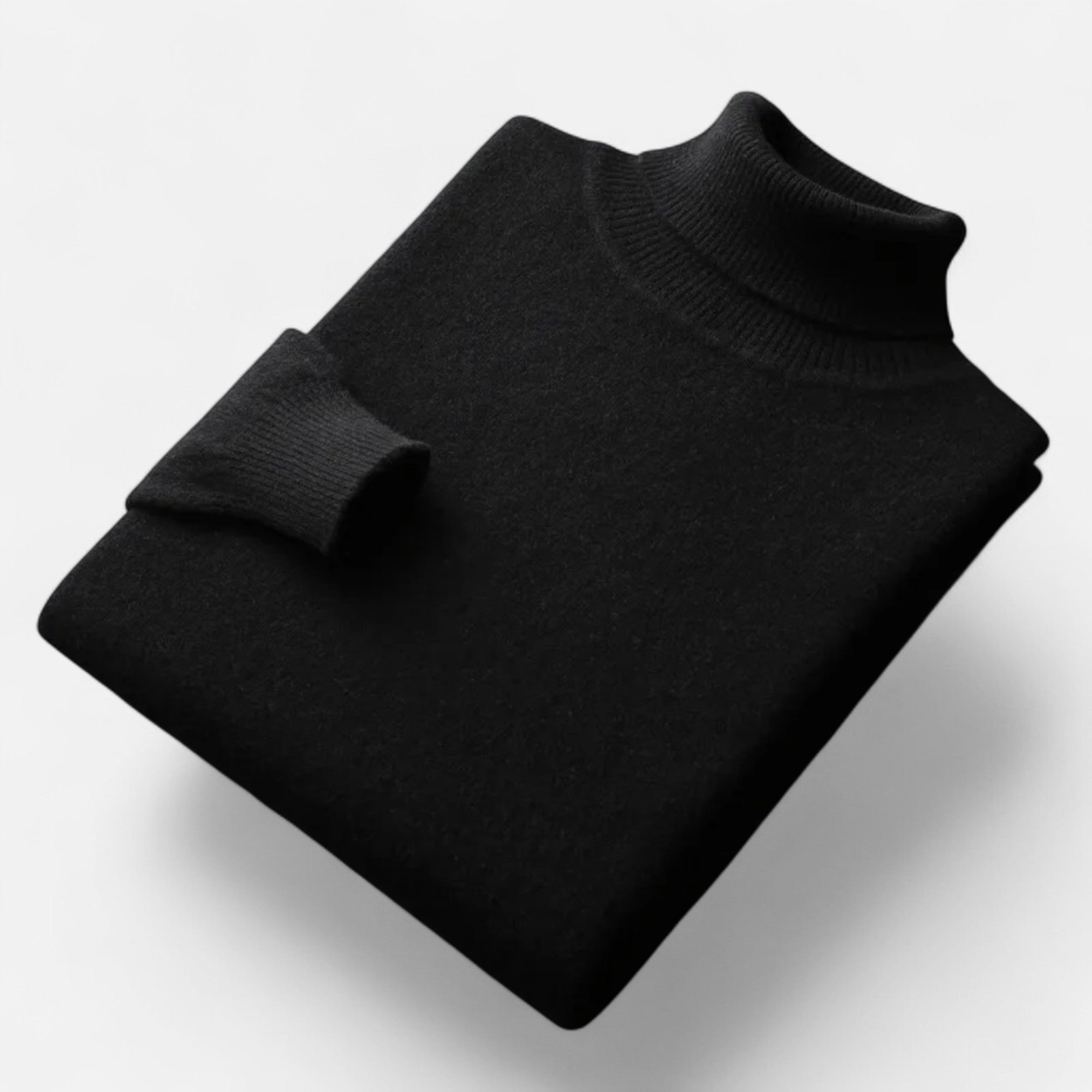 Valmonti | Men’s High-Lapel Cashmere Oversized Pullover