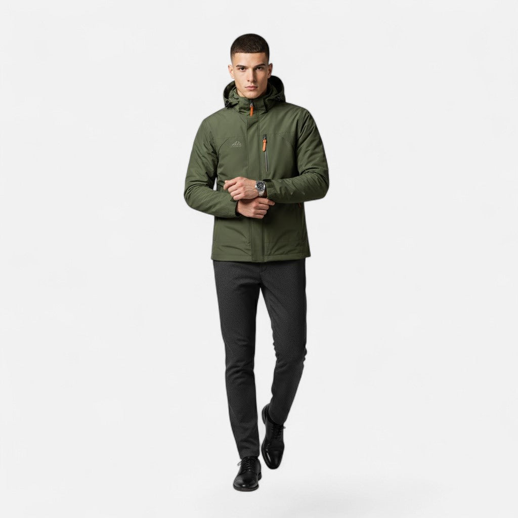 Valmonti | Men’s Hooded Loose-Fit Casual Jacket