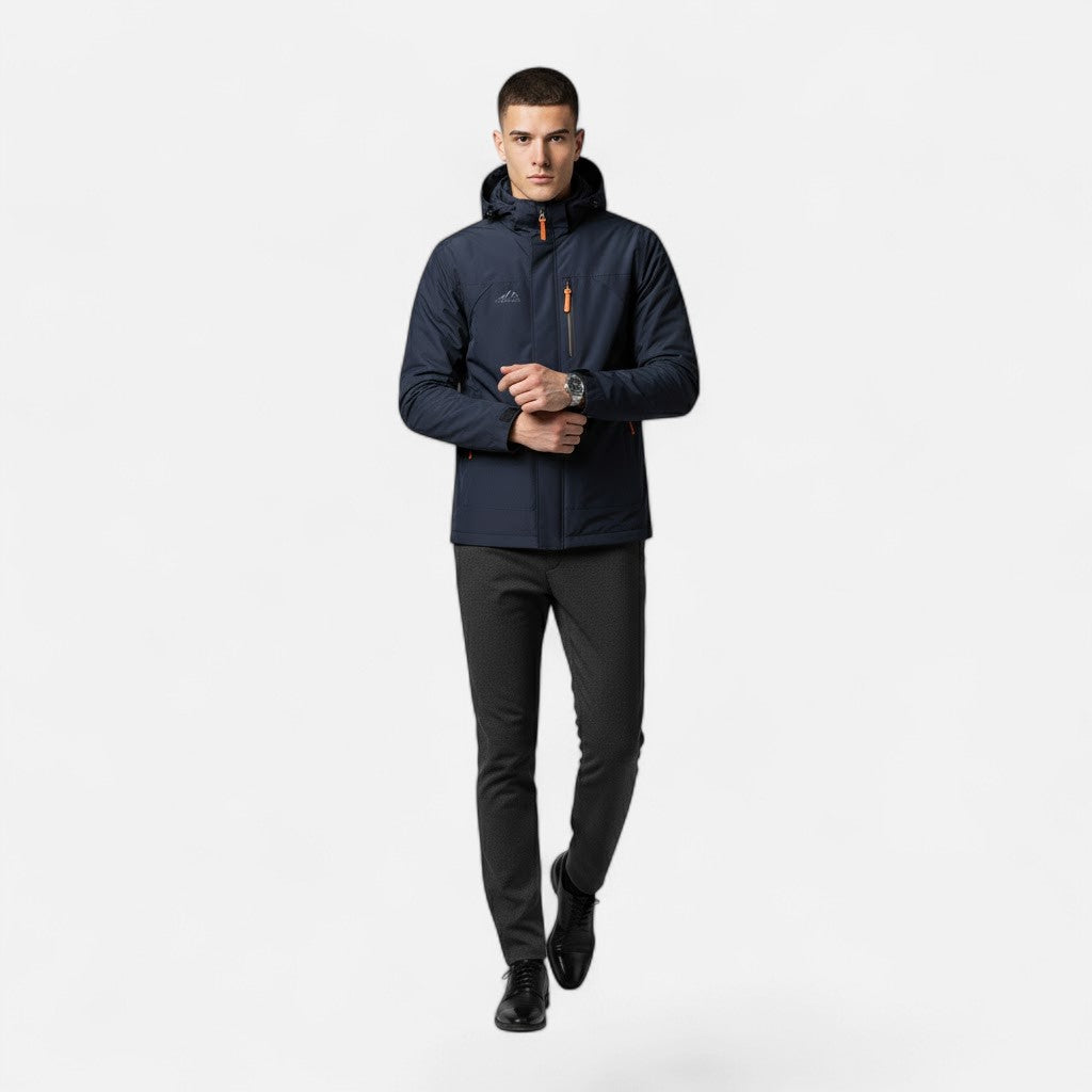 Valmonti | Men’s Hooded Loose-Fit Casual Jacket